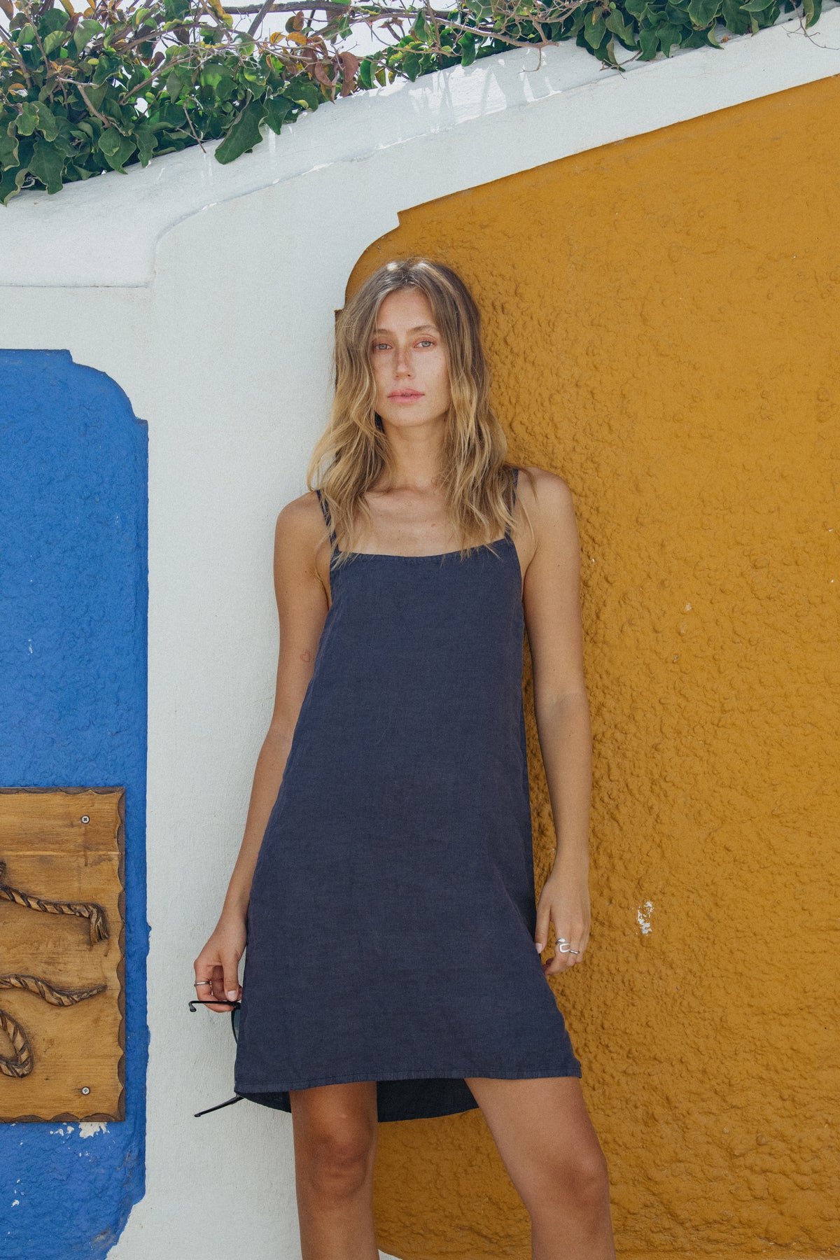 ANTRACITA DRESS LINEN